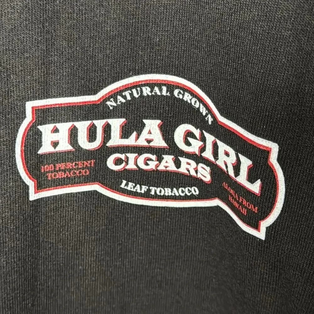 NWT Kona Coffee Flavor HULA GIRL CIGARS Aloha from Hawaii White T-Shirt XXL - Picture 4 of 6
